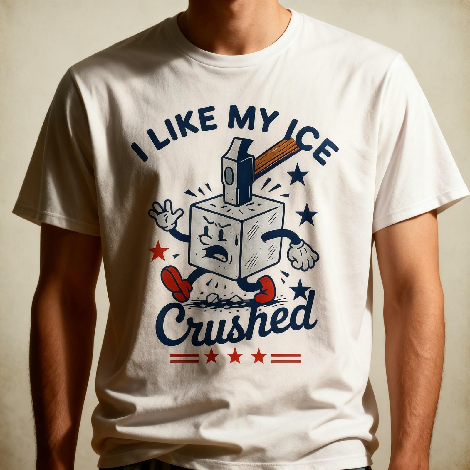 Vintage I Like My Ice Crushed T-Shirt S
