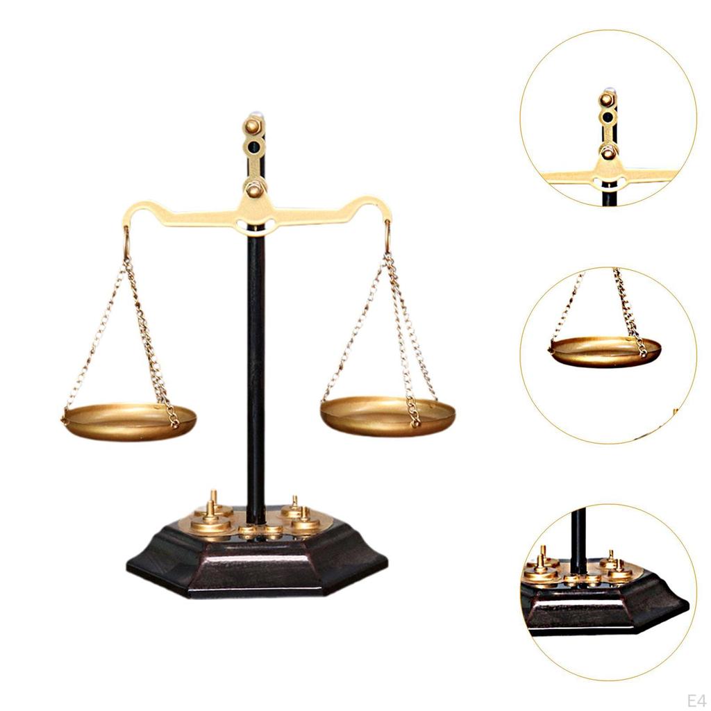 Libra Jewelry Display Centerpiece Stand Decorative Tabletop Accessories Desktop Balance Scale Art
