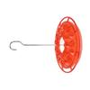 Hanging Bird Feeder Leakage Proof Round Water Nectar Filling Hummingbird Feeder for Garden Patio Window Red