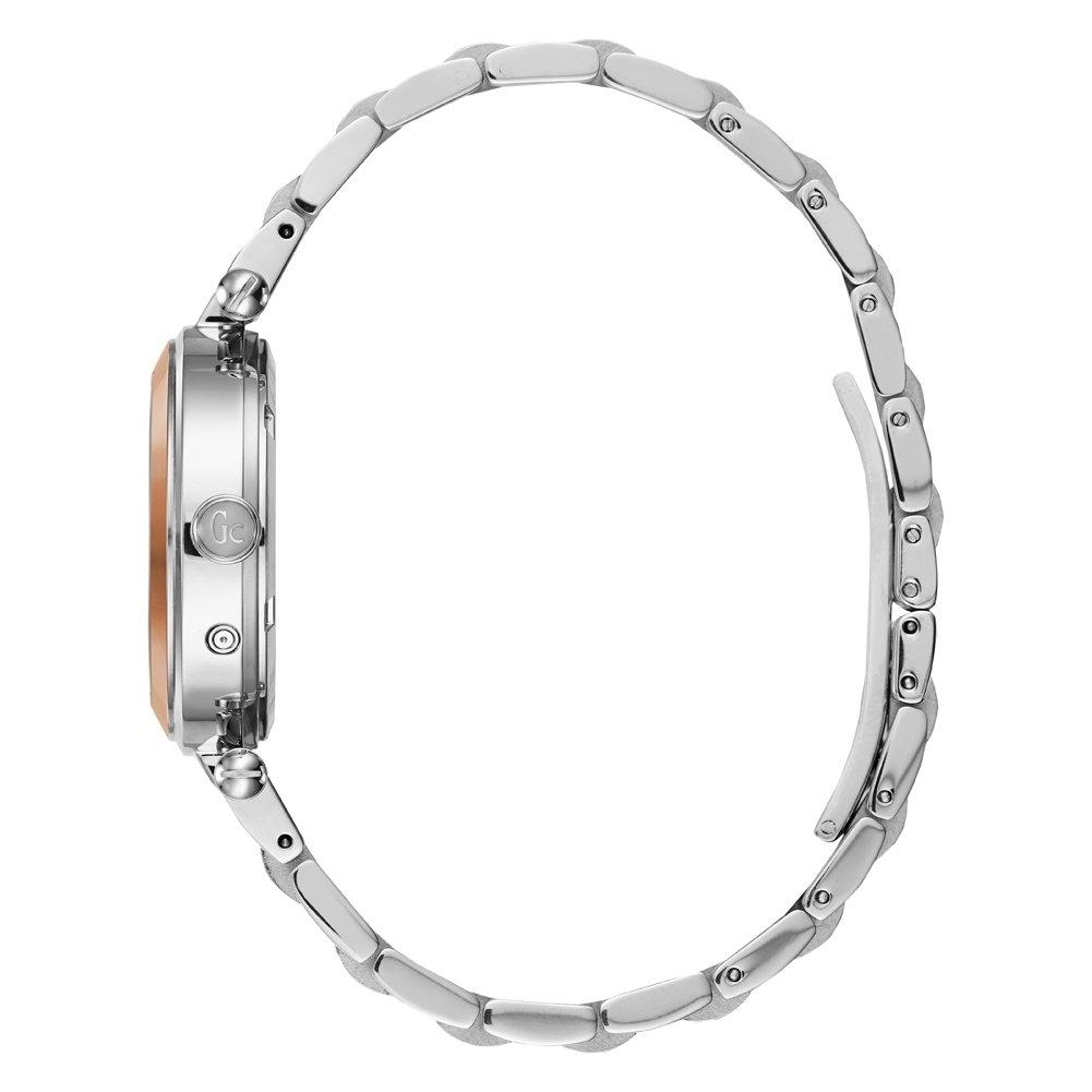 Guess Collection Y06002L1 Chic Multicolor Steel Bracelet Quartz Watch with Steel Case Women's Two-Tone