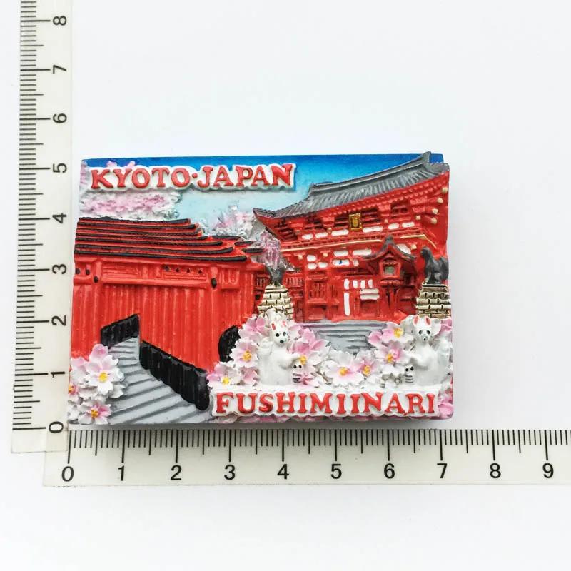 Japan Tourist Souvenir Fridge Magnets Japanese Resorts Souvenir Magnetic Stickers for Photo Wall Fridge Stickers Children Gifts