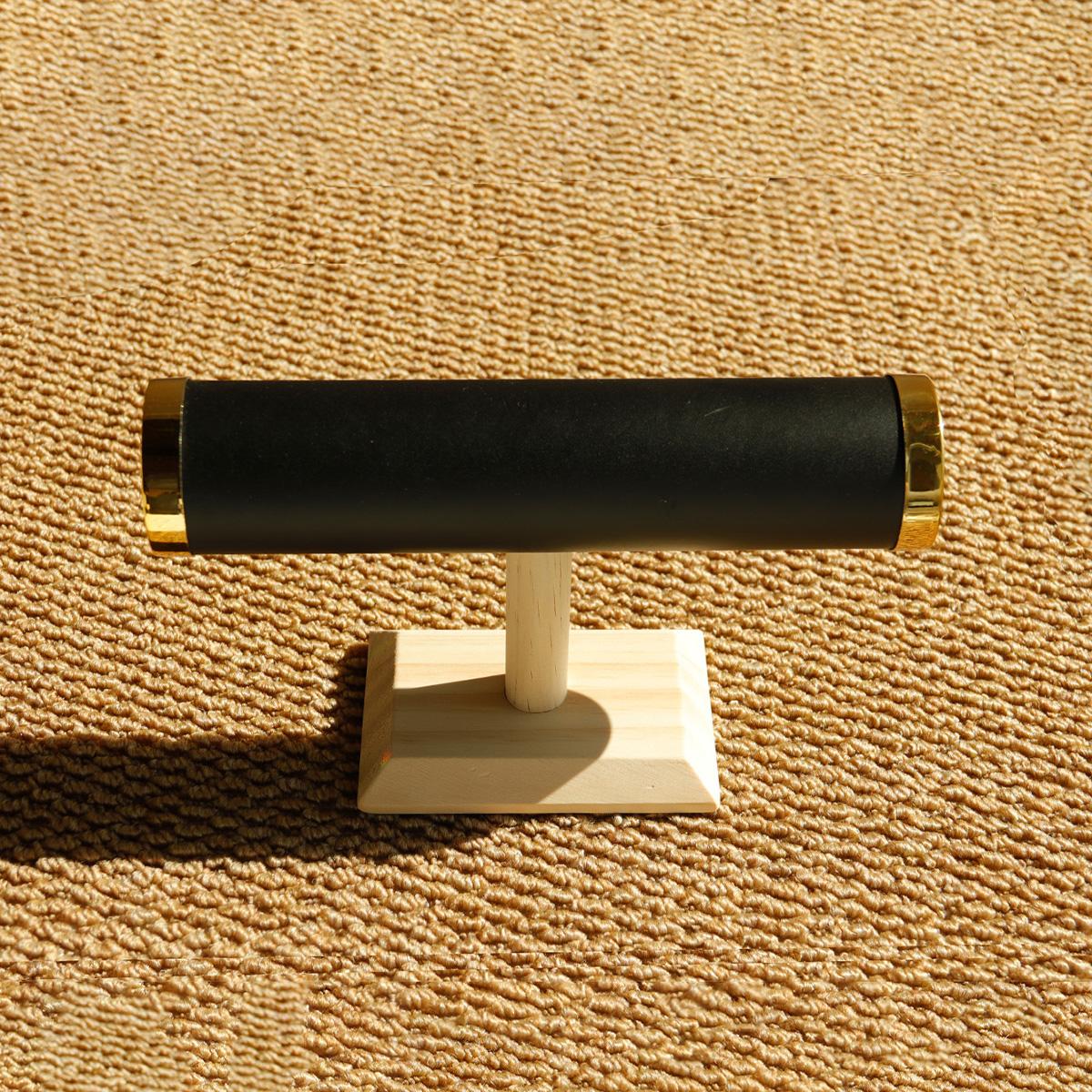 

Jewelry Bracelet Display Stand Vertical T Bar Tower Organizer for Hair Band Home Organization Scrunchies Desktop Showcase чёрный