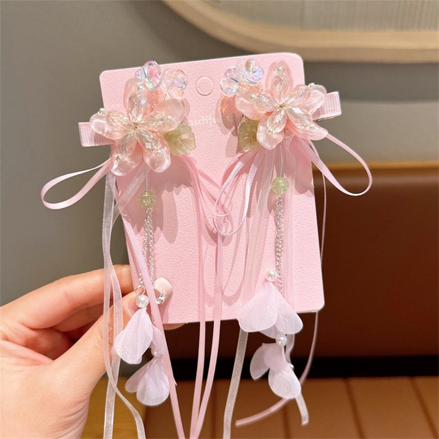 

Fashion Chinese style Multi Meisjes Haar Clips Kwasten Bloem Haarspelden Kinderen Oudheid Hoofdband Butterfly Haar Accessoires