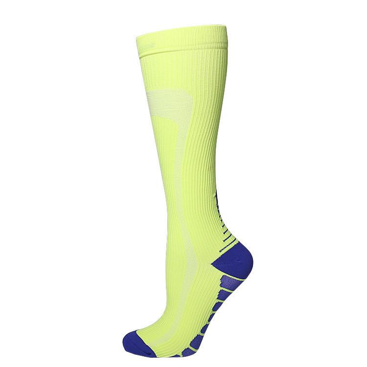 Summer Outdoor Nylon Compression Calf Socks for Yoga & Sports
