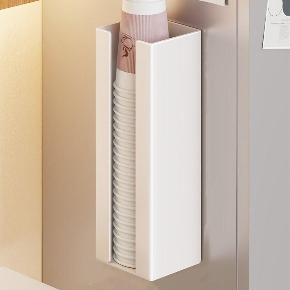 Iron Magnetic Disposable Cup Holder Large Capacity Cup Storage Rack  Coffee Shop