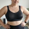 Plus Size Women Wireless Bra Wide Shoulder Straps Back Closure Breathable Comfort Support Brassiere Daily Leisure Underwear 85D-110D