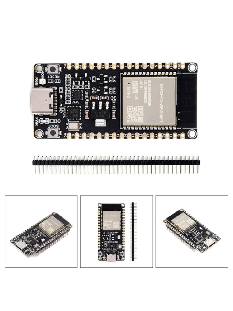 ESP32C6 Development Board ESP32C6-WROOM-1-N8 Module 8MB H ESP32C6 CoreBoard WiFi6 + BTcompatible5.0 + IEEE802.15.4 F