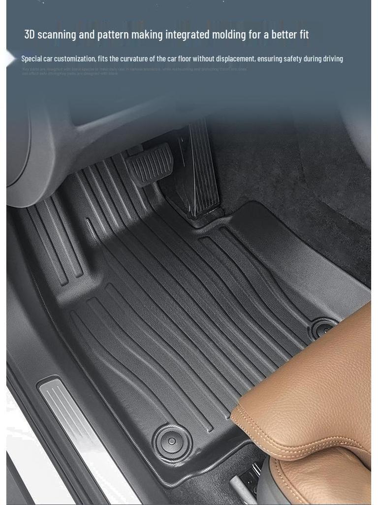 Eco-Friendly TPE Floor Mats for 18-26 Volvo XC60 - Includes Dirt-Resistant Trunk Mat
