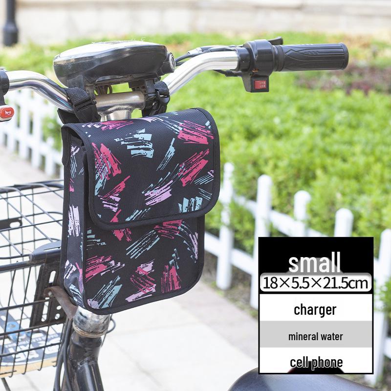 Electric Bike Handlebar Storage Bag: Motorcycle & Bicycle Phone Holder