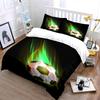 Soccer ball with flames. Bedding sets Duvet cover sets Duvet covers Pillowcases(1*Duvet Cover 2*Pillowcases without duvet insert)