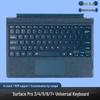 Microsoft Surface Pro Series Thin Light Bluetooth Magnetic Keyboard with Colorful Backlight