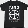 Voorkant 242 Tyrannie Voor Jou Zwart T-shirt