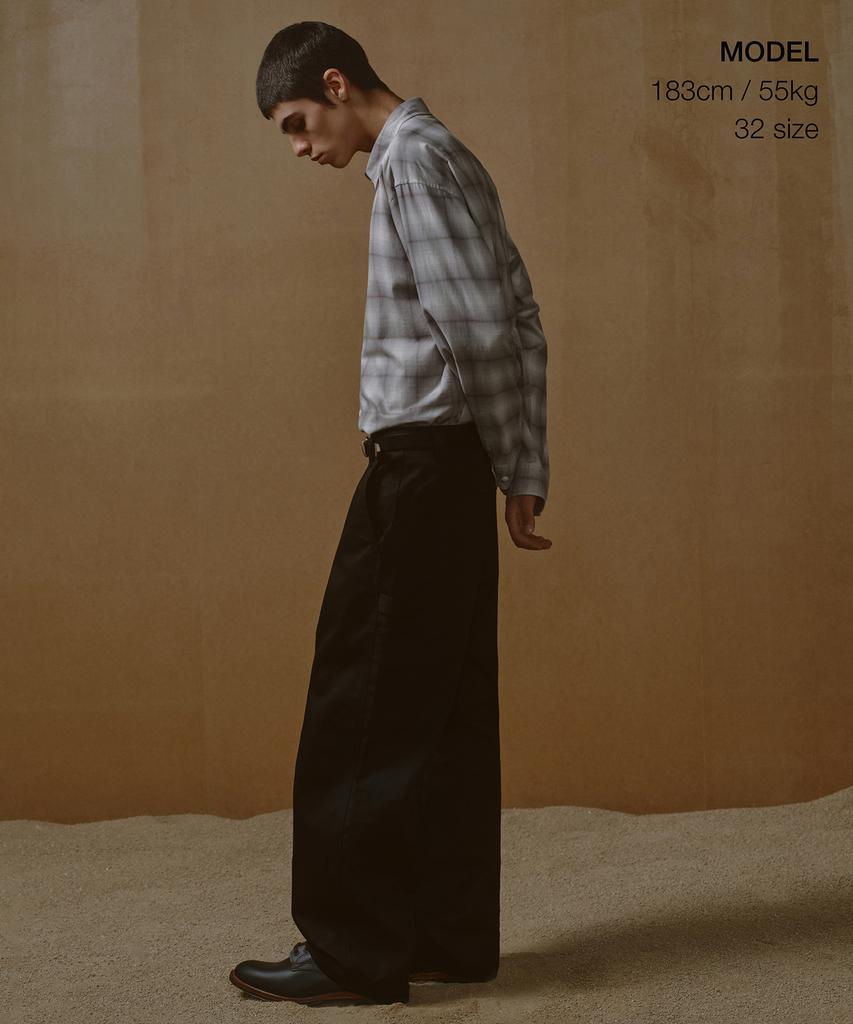 Musinsa Standard Heavyweight Cp Wide Carpenter Pants [Black]