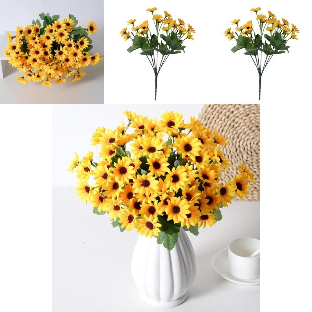 Helianthus Annuus Decor Artificial Flowers With Realistic Design For Outdoor Events And Indoor Accents