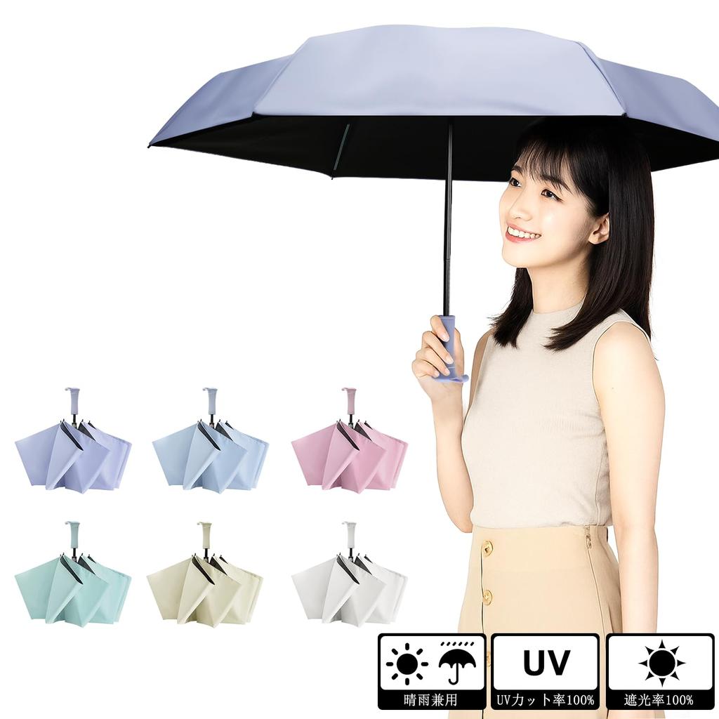 for Folding Parasol for Sun and UV Light Heat Hidden Telescopic Dual Rib Sun Windproof and Retractable Unisex [New 2025] Rain, Lightweight,