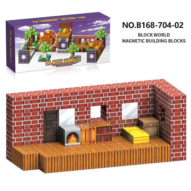 Source Factory 60 Models My Magnetic World Magnetic Block Theme Set Diy Build Magnetic Building Block Toys