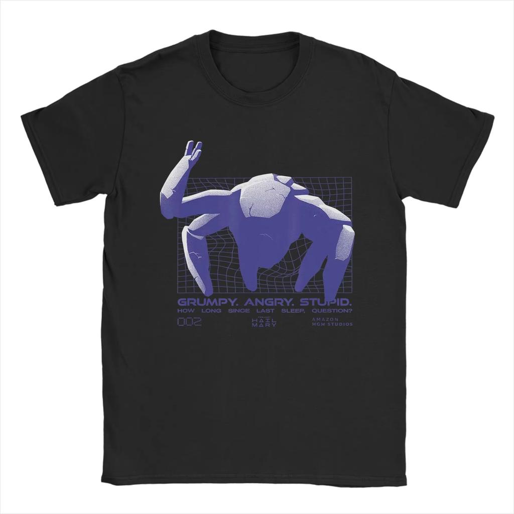 Project Hail Mary Fist My Bump Rocky The Alien Cotton Hot Sale Unisex Tshirt Summer New Oversized Neck Unisex Tshirt