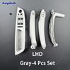 E70 4-teiliges Set LHD RHD Innen Fahrerseite Türfensterschalter Armlehne Abdeckung Zuggriff Ersatz für BMW X5 X6 E70 E71 E72 2007-2013