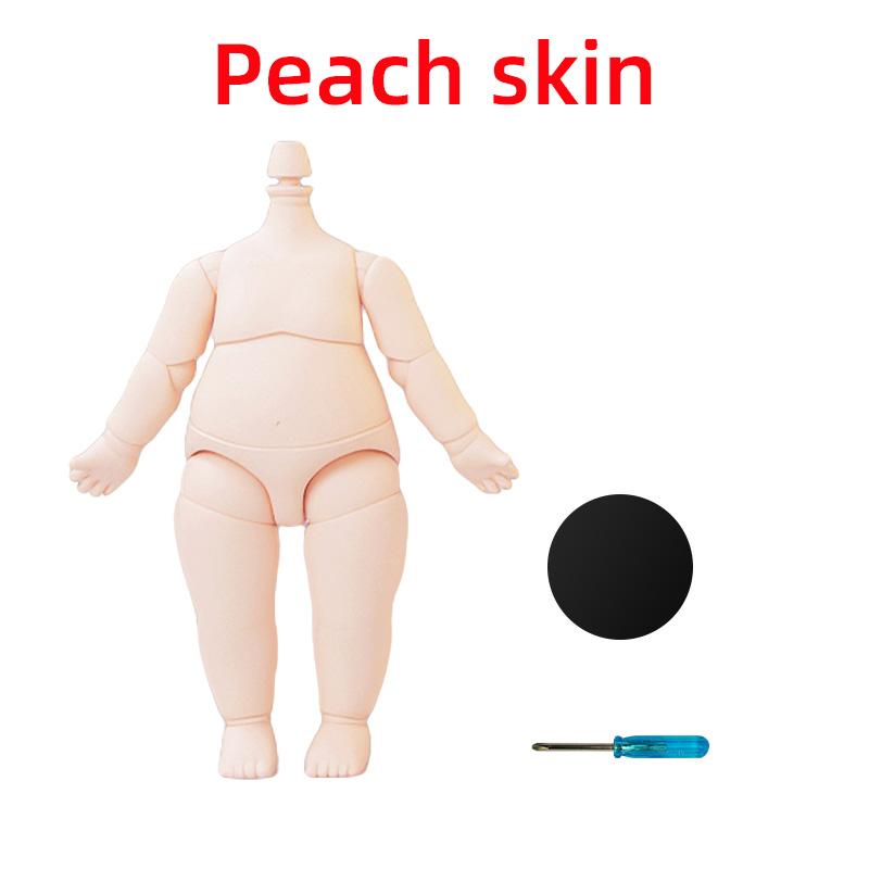 YmY big pear Doll body small 1/6 size S-hook for BJD ob joint Doll Movable body Big Head doll accessories