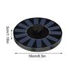 Garden Solar Fountain With Multiple Nozzles Solar-Powered Bird Bath Fountain Pump Stand-Alone Floating Solar Water Pump 13/16/18