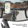 360 Rotatable Mobile Phone Bicycle Motorcycle Phone Holder Adjustable GPS Bike Safe Bracket Support Universal For 4.7-7” Phone