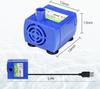 Cat Water Fountain Pump, DR-160 Replacement Pump (No LED Light) for Cupcake Ceramic Cat Drinking Fountain, Pet Fountain Pump for Water Dispenser