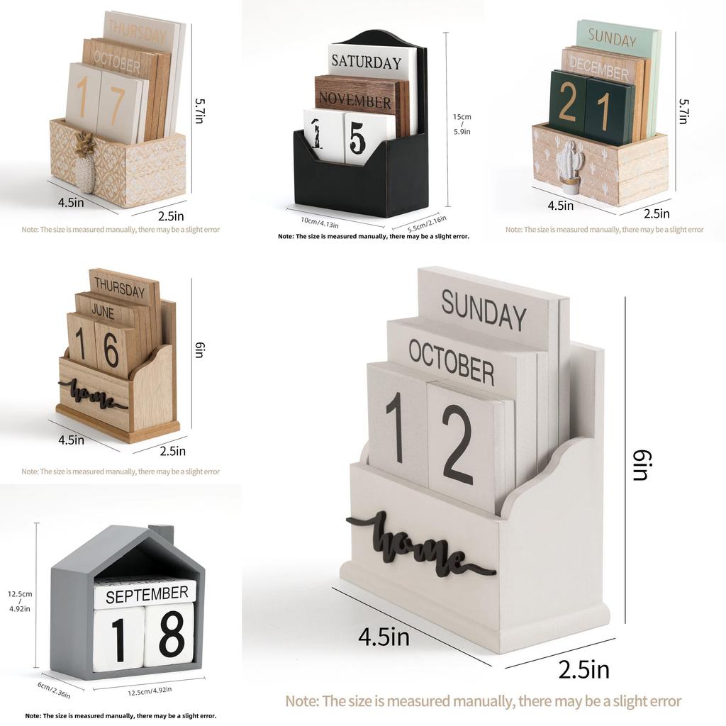 Calendario da scrivania in legno con conto alla rovescia e logo personalizzato per regalo d'ufficio