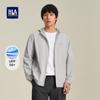 HLA Men's Hooded Casual Zipper Jacket
