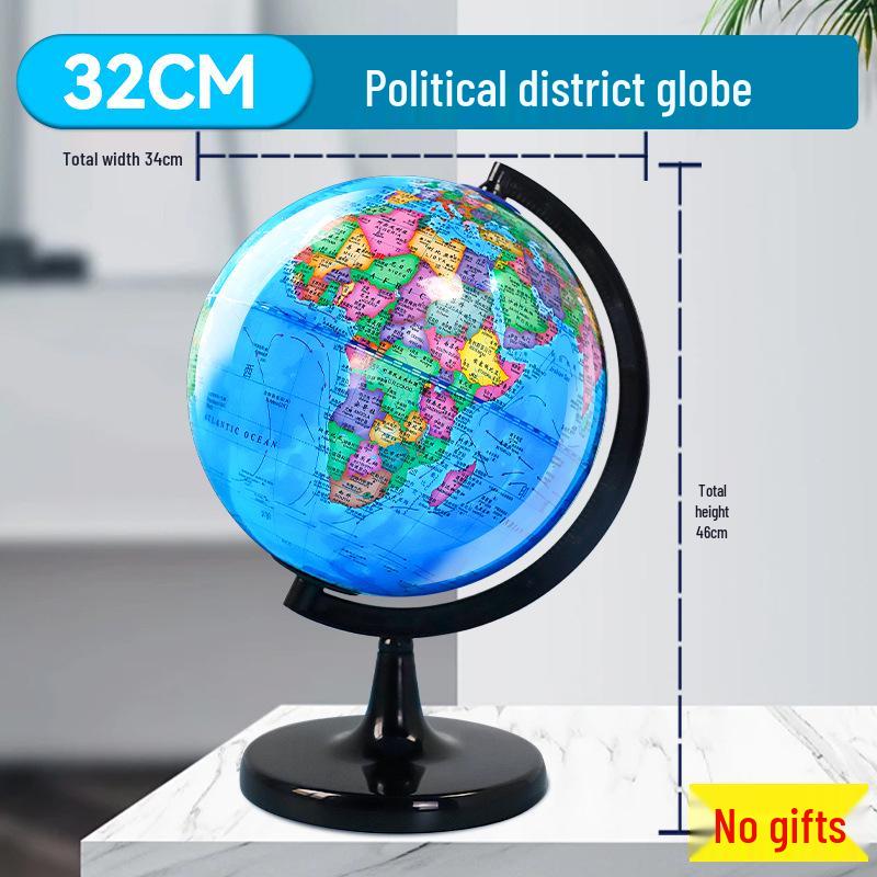 14.2CM High-Definition PVC Globe for Teaching and Ornamentation, Ideal for Middle School Students