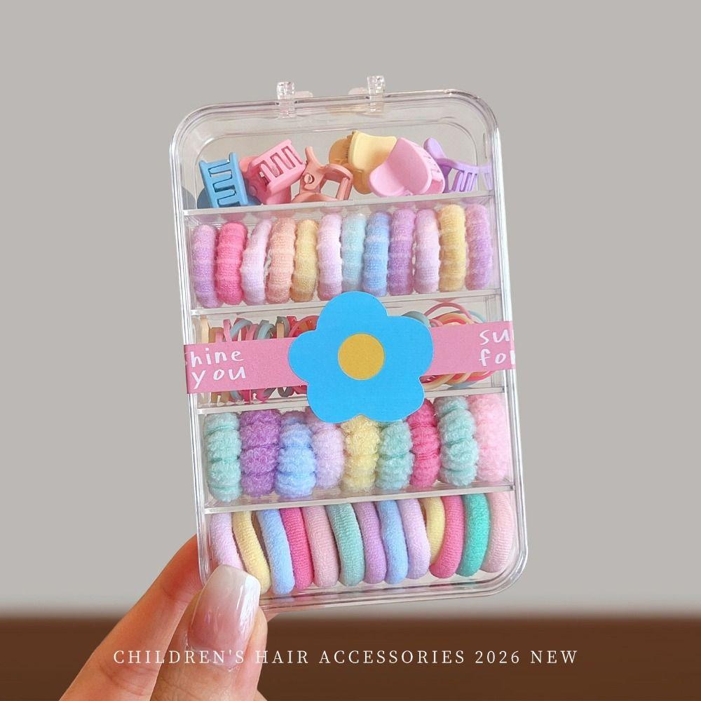 Spiral Design Mini Hair Bands High Elasticity Thin Hair Ties Ponytail Holders For Toddler Girls