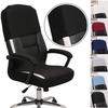 Protective Cover Office Chair Backrest Cover Solid Color Chair Back Covers  Office Chair