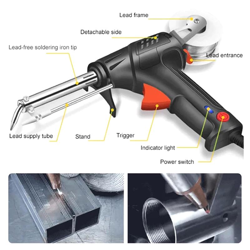 Laser Welding Machine Laser Welding Gun For Metal Multi-Function Soldering Iron Soldering Gun Set Automatic Corded Solder Iron I