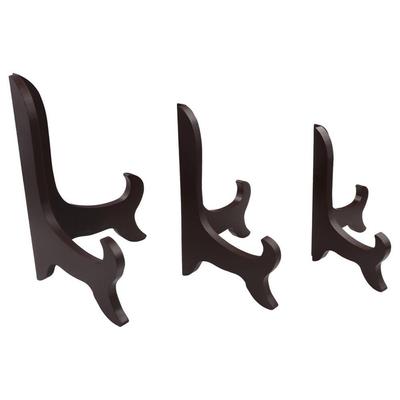 Durable Book Home Decor Photo Picture Decorating Base Display Stand Picture Frame Holder Plate Holder Wooden Bracket