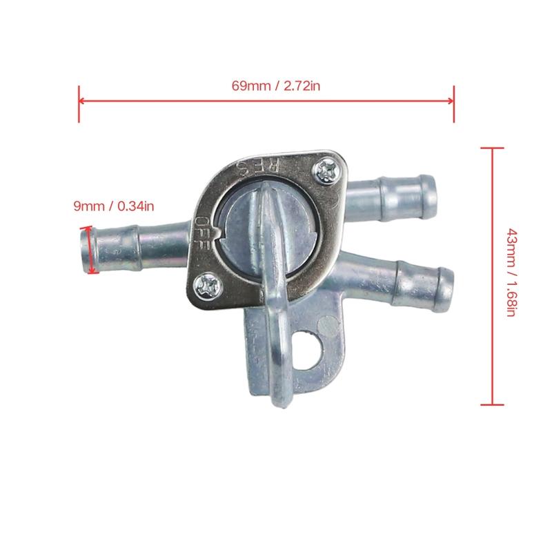 

For Honda CRF 250 450 X 250X 450X CRF250X CRF450X Replaces 16950-KSC-003 Motorcycle Fuel Vavle Petcock Shut Off Tank Switch