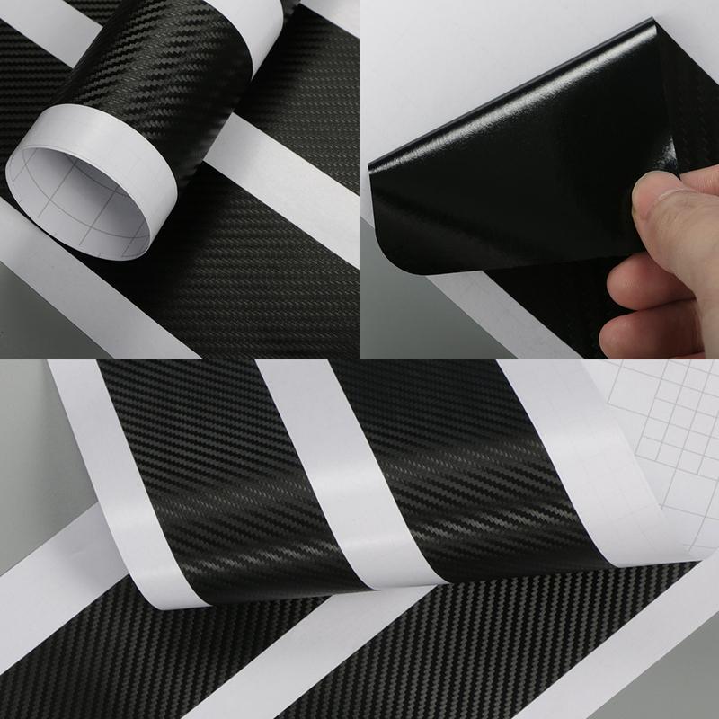 4PCS Car Door Sill Stickers For Seat Ibiza 6j 6l 6f 6k Mk2 Tuning Auto Accessories Scuff Plate Protector Carbon Fiber Decals