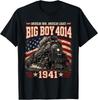 Big Boy 4014 Vintage Stoomlocomotief Trein Motor T-shirt