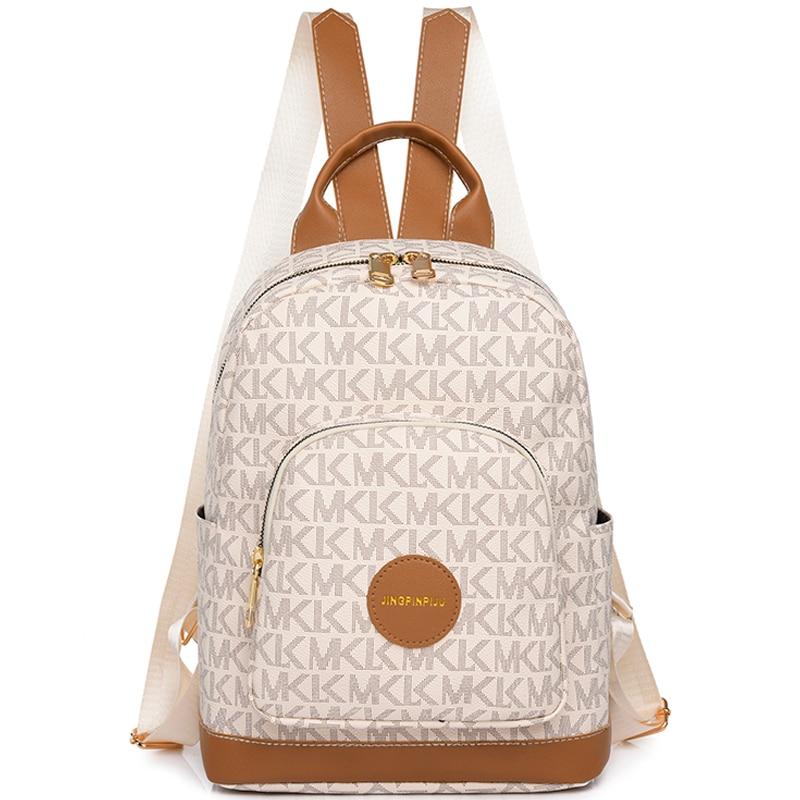 Buy New Famous Women's Retro Print Design Backpack Large Capacity Anti ...