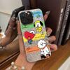 Case for iphone Air 14 16 Plus XR 13 17 Pro 15 18 Pro Max 12 XS Max 11 Cartoon Characters and Texts Shattered Airbag Shockproof Cover