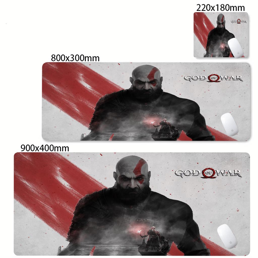 Mouse Pad God of War Xxl Mousepad Gaming Accessories Keyboard Computer Carpet Game Desk Mat Pc Large Gamer Cabinet Table Mats