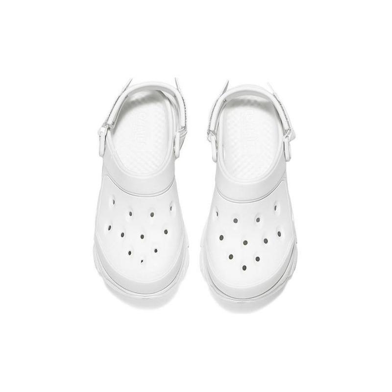 Skechers Damen EVA Delfin Blasen Komfort Clogs Weiß 111268-OFWT