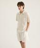 Oteumilkape Pigment-Dyed One-Pocket Polo Shirt - Ivory