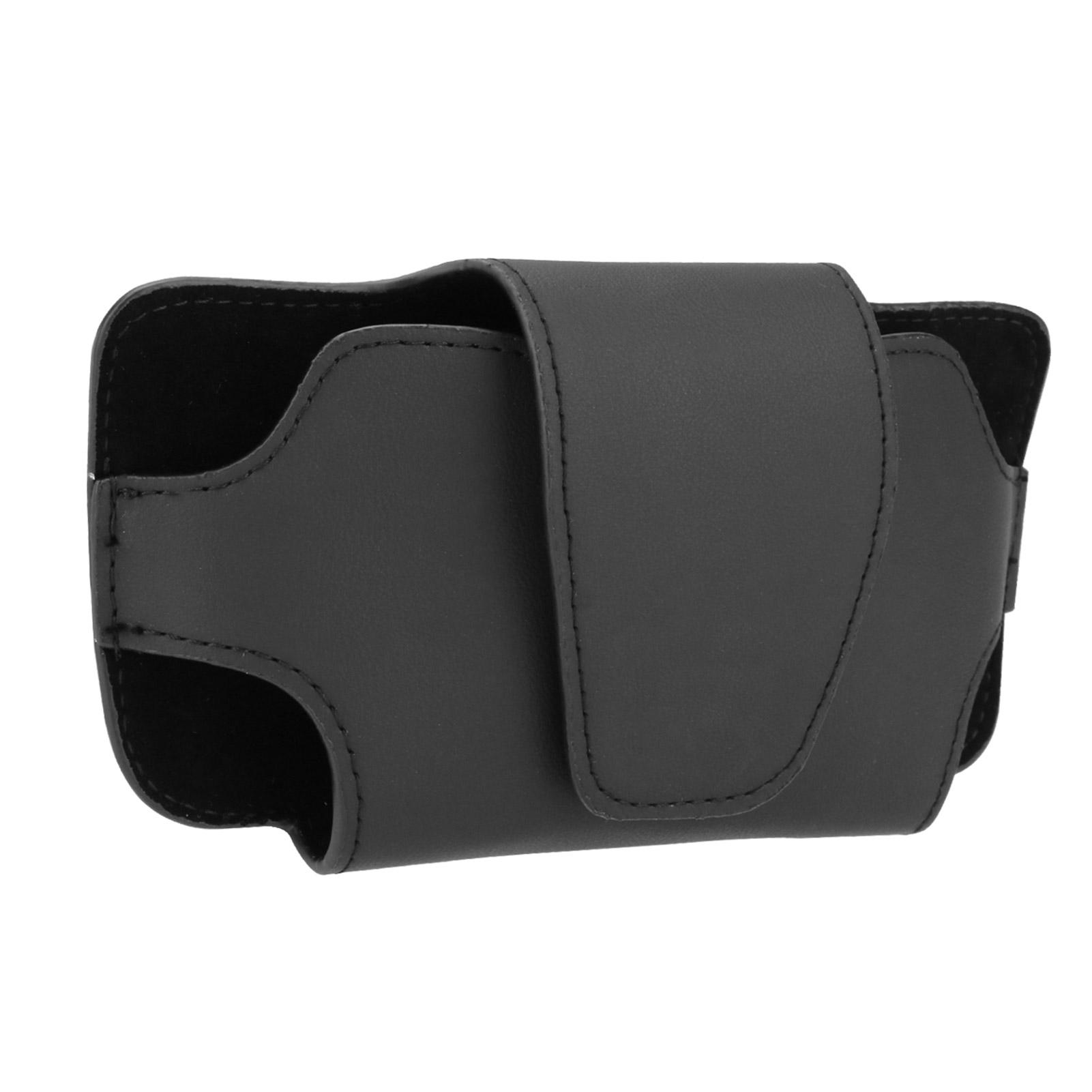 

Автомобильный держатель для очков, магнитный автомобильный солнцезащитный козырек для очков, органайзер, чехол из искусственной кожи для автомобильных солнцезащитных очков разного размера чёрный