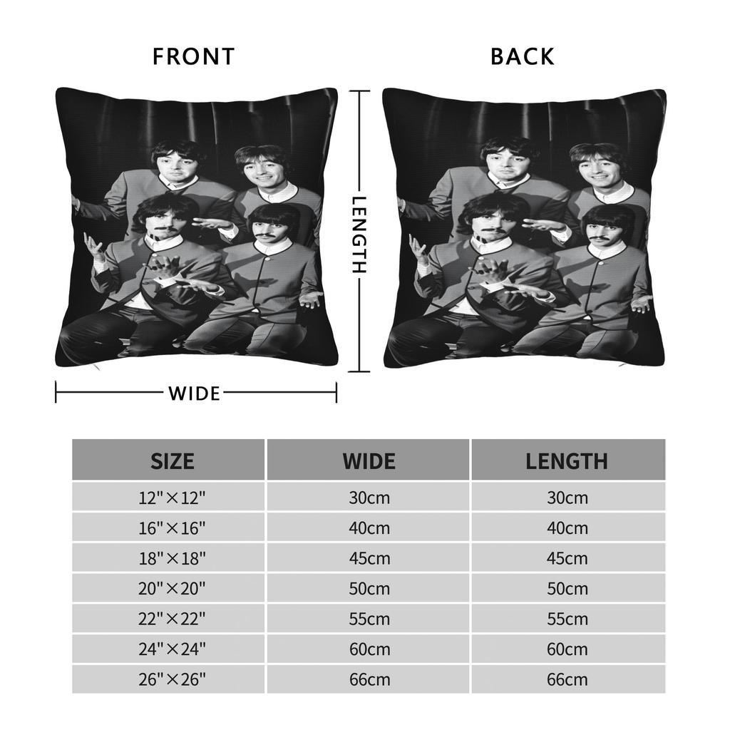 J-John Lennons Pillow Case  Morden Pillow Cover Square Pillowcases For Chair Sofa Home Decor