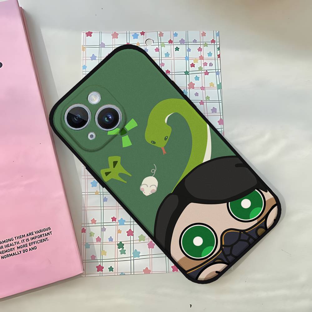 Cartoon Valorant Phone Case For IPhone 1716 15 14 13 Pro Max 11 12 Mini X Xs XR Black Silicone Cover