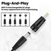 5 In 1 USB To 5V DC Power Cable 5.5 * 2.5mm Jack Charging Cord with 5 Selectable Connector Universal Power Cable for TV Box