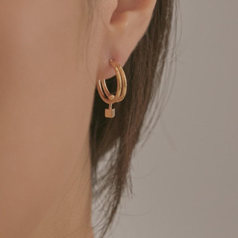BONAFIDE JEWELRY Solid Ball-Up Hoop Earrings