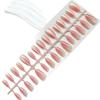 Handmade INS Pink Gradient Medium-Long Wearable Nail Tips for Students