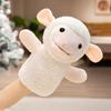Fox & Crow Plush Hand Puppets for Storytelling with Sheep Gloves