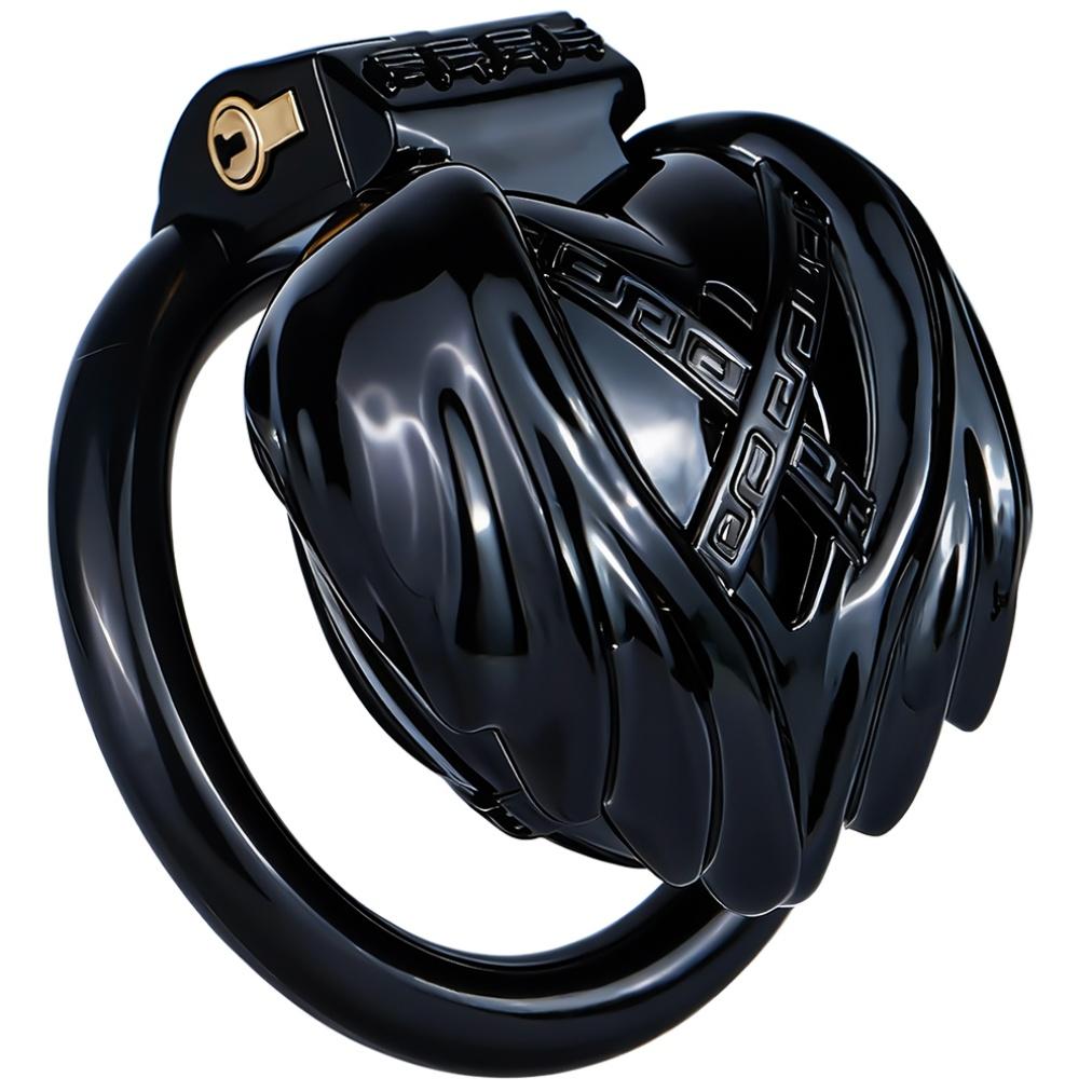 FRRK Seal Design Chastity Cage Small Cock Cage Male Chastity Device Resin Penis Lock Black Chastity Cage for Men Fetish Sex Toys