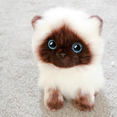 Gato de marionete brinquedo de pelúcia fofo presente de aniversário simulação brinquedo de pelúcia